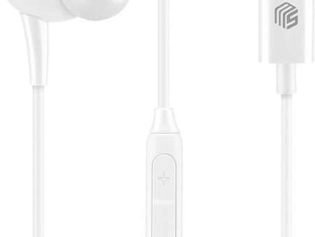 Auriculares Music & Sound AUINEARMSTYPECW USB-C Branco Sale