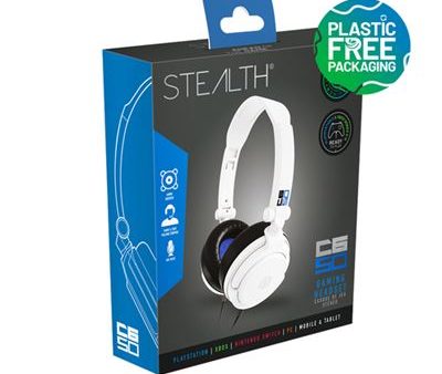 Headset Gaming Ecoplay 4Gamers Stealth C6-50 Multiplataforma - Branco Azul For Cheap