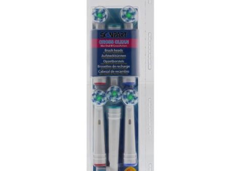 Recarga Escova de Dentes Scanpart 6x Oral-B Cross Action For Cheap