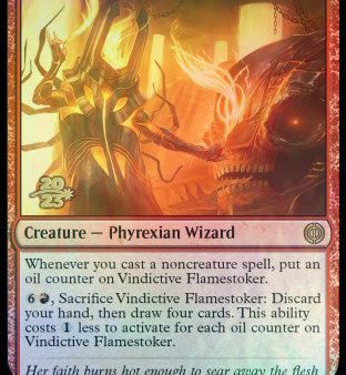 Vindictive Flamestoker [Phyrexia: All Will Be One Prerelease Promos] Online Sale