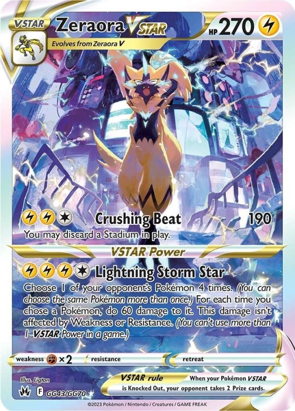 Zeraora VSTAR (GG43 GG70) [Sword & Shield: Crown Zenith] Online