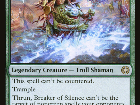 Thrun, Breaker of Silence [Phyrexia: All Will Be One Prerelease Promos] For Sale