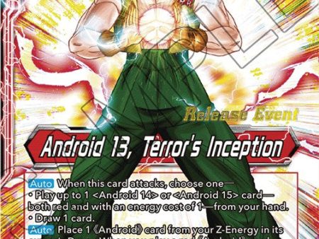 Gero s Supercomputer    Android 13, Terror s Inception (Fighter s Ambition Holiday Pack) (BT19-002) [Tournament Promotion Cards] Supply