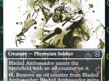 Bladed Ambassador (Showcase Ichor Step-and-Compleat Foil) [Phyrexia: All Will Be One] Online now