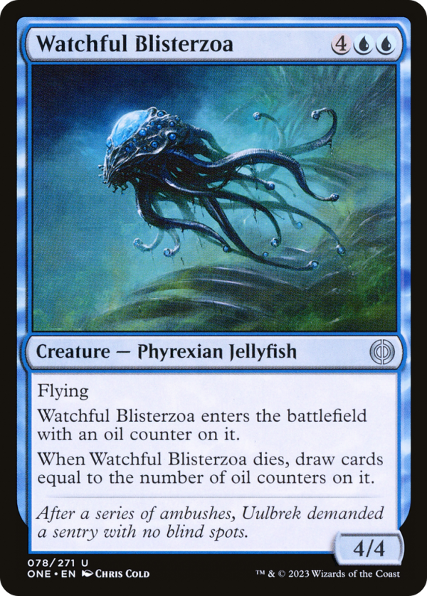 Watchful Blisterzoa [Phyrexia: All Will Be One] Sale