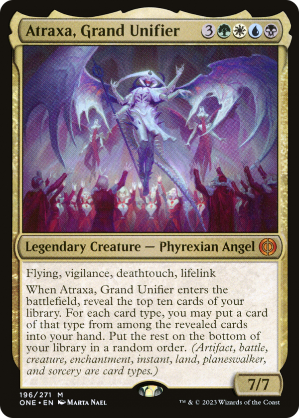 Atraxa, Grand Unifier [Phyrexia: All Will Be One] on Sale