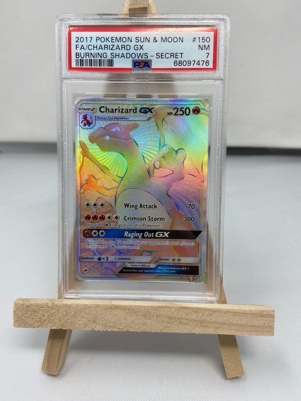 Charizard GX (150 147) Burning Shadows Secret PSA 7 68097476 For Cheap