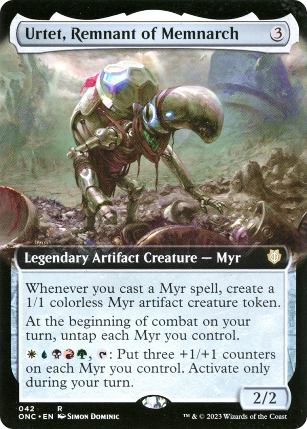 Urtet, Remnant of Memnarch (Extended Art) [Phyrexia: All Will Be One Commander] Supply