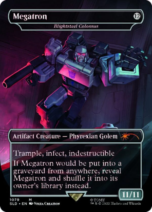 Blightsteel Colossus - Megatron (Borderless) [Secret Lair Drop Series] For Cheap