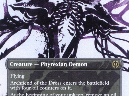 Archfiend of the Dross (Borderless Ichor) [Phyrexia: All Will Be One] For Sale