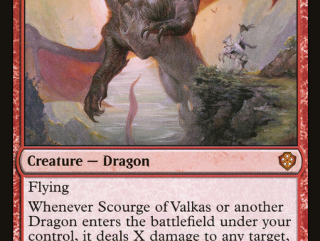 Scourge of Valkas [Starter Commander Decks] Hot on Sale