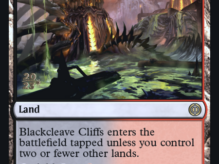 Blackcleave Cliffs [Phyrexia: All Will Be One Prerelease Promos] on Sale