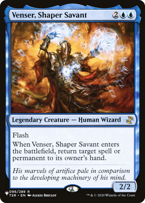 Venser, Shaper Savant [The List] Hot on Sale