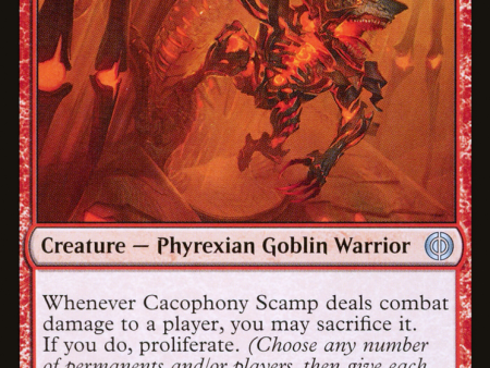 Cacophony Scamp [Phyrexia: All Will Be One] Supply