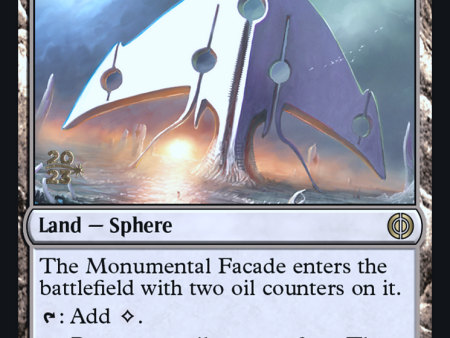 The Monumental Facade [Phyrexia: All Will Be One Prerelease Promos] Hot on Sale