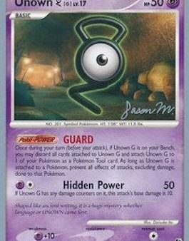 Unown G LV.17 (57 106) (Queengar - Jason Martinez) [World Championships 2009] Discount