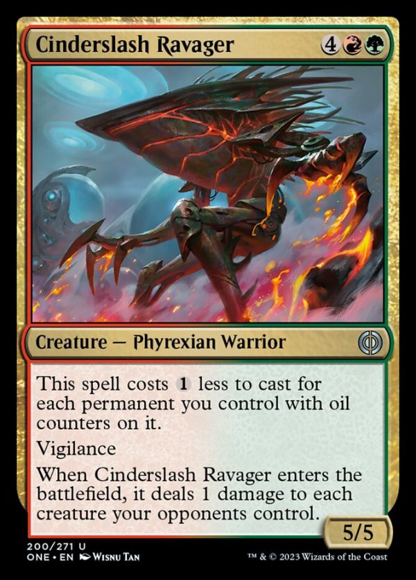 Cinderslash Ravager [Phyrexia: All Will Be One] Online Sale