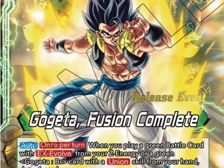 Veku    Gogeta, Fusion Complete (Fighter s Ambition Holiday Pack) (BT19-067) [Tournament Promotion Cards] Supply