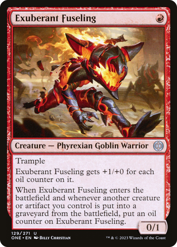 Exuberant Fuseling [Phyrexia: All Will Be One] on Sale