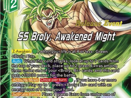 SS Broly, Awakened Might (Fighter s Ambition Holiday Pack) (BT19-070) [Tournament Promotion Cards] For Discount