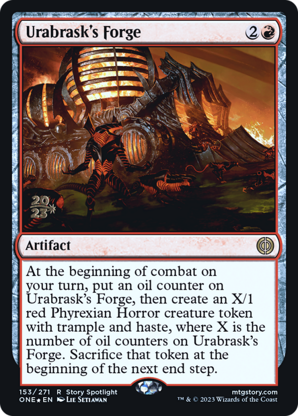 Urabrask s Forge [Phyrexia: All Will Be One Prerelease Promos] Cheap