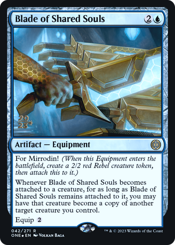 Blade of Shared Souls [Phyrexia: All Will Be One Prerelease Promos] Online now