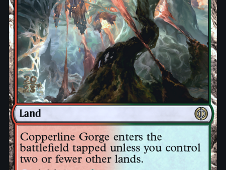 Copperline Gorge [Phyrexia: All Will Be One Prerelease Promos] For Sale