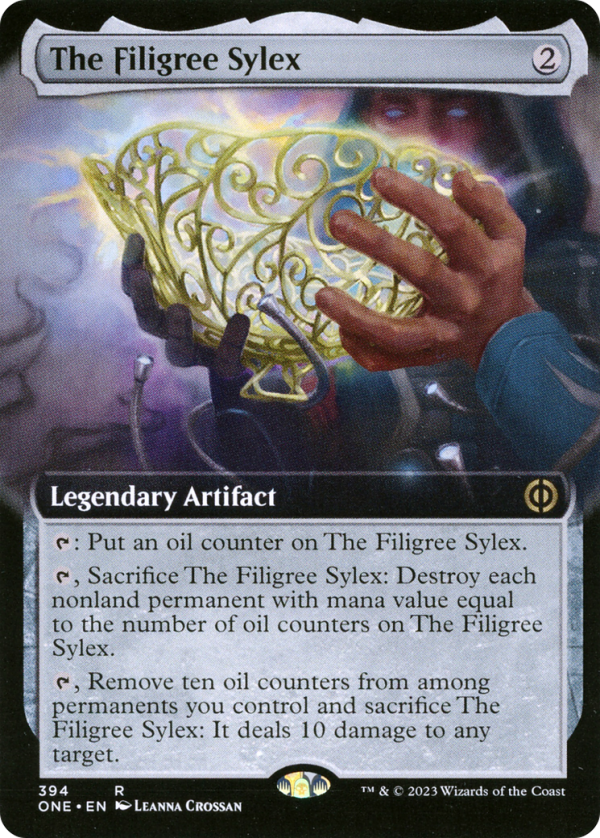 The Filigree Sylex (Extended Art) [Phyrexia: All Will Be One] Online Hot Sale