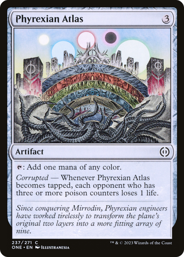 Phyrexian Atlas [Phyrexia: All Will Be One] Online now