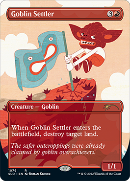 Goblin Settler (Borderless) [Secret Lair Drop Series] For Cheap