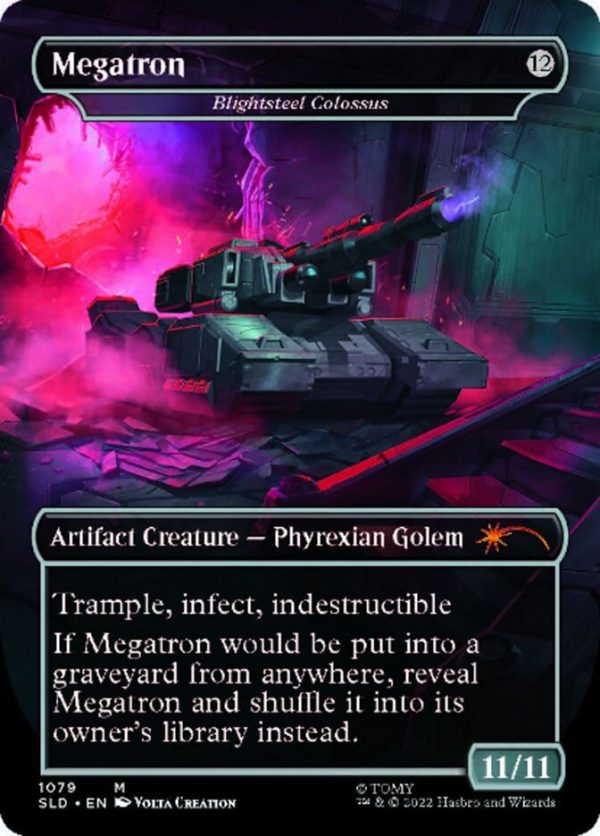 Blightsteel Colossus - Megatron (Borderless) [Secret Lair Drop Series] For Cheap