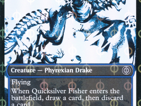 Quicksilver Fisher (Showcase Ichor Step-and-Compleat Foil) [Phyrexia: All Will Be One] For Sale