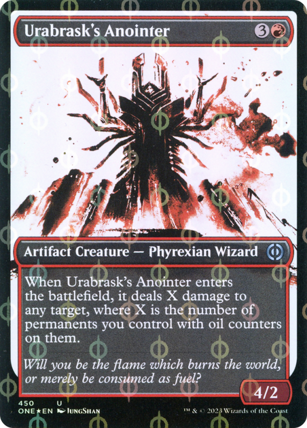 Urabrask s Anointer (Showcase Ichor Step-and-Compleat Foil) [Phyrexia: All Will Be One] Online Sale