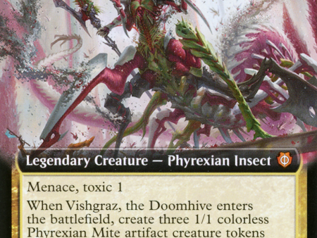 Vishgraz, the Doomhive (Extended Art) [Phyrexia: All Will Be One Commander] For Sale