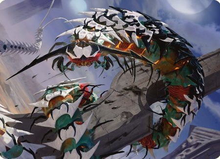 Atraxa s Skitterfang Art Card [Phyrexia: All Will Be One Art Series] For Cheap