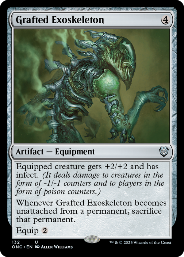 Grafted Exoskeleton [Phyrexia: All Will Be One Commander] Cheap