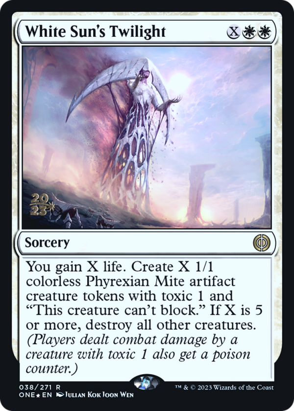 White Sun s Twilight [Phyrexia: All Will Be One Prerelease Promos] For Discount