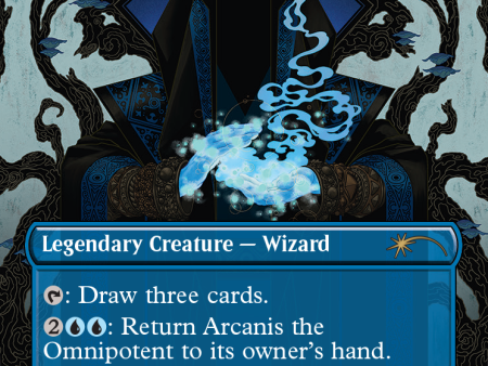 Arcanis the Omnipotent (Borderless) [Secret Lair Drop Series] Supply