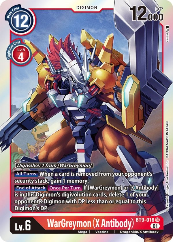 WarGreymon (X Antibody) [BT9-016] [X Record] Discount