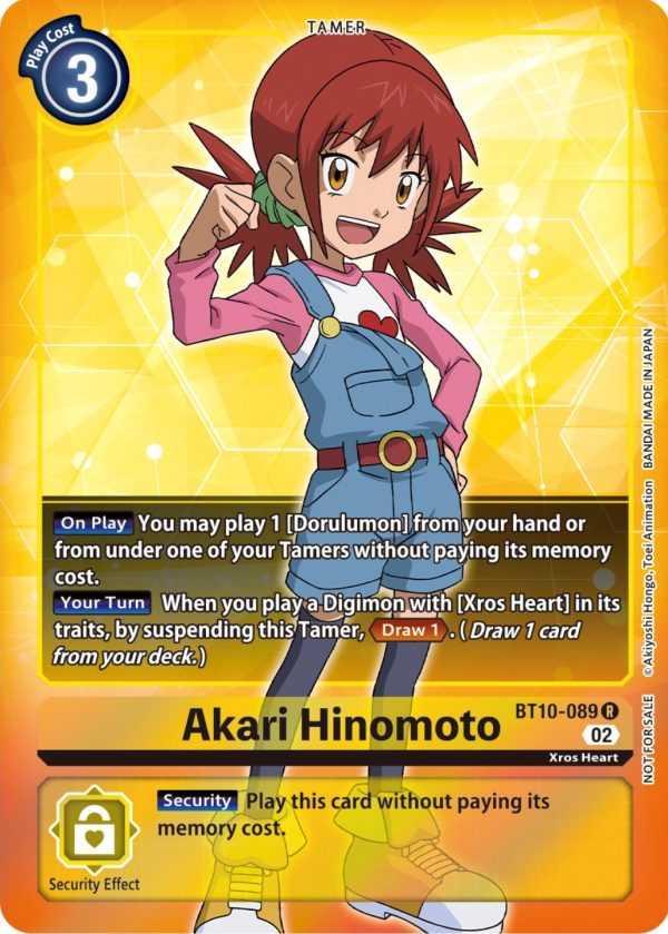 Akari Hinomoto [BT10-089] (Box Topper) [Xros Encounter] Hot on Sale