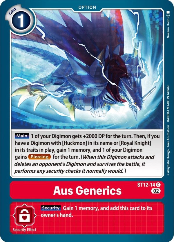 Aus Generics [ST12-14] [Starter Deck: Jesmon] For Cheap