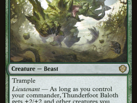 Thunderfoot Baloth [Starter Commander Decks] Sale