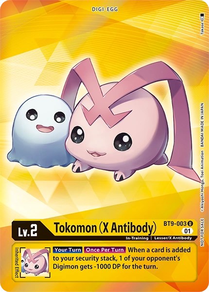 Tokomon (X Antibody) [BT9-003] (Alternative Art - Box Topper) [X Record] For Cheap