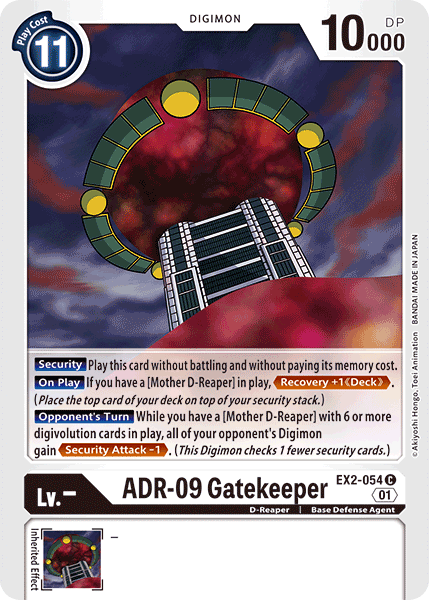 ADR-09 Gatekeeper [EX2-054] [Digital Hazard] Supply