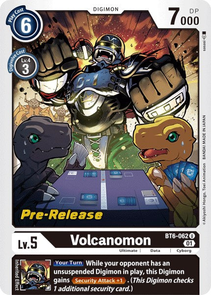 Volcanomon [BT6-062] [Double Diamond Pre-Release Cards] For Cheap