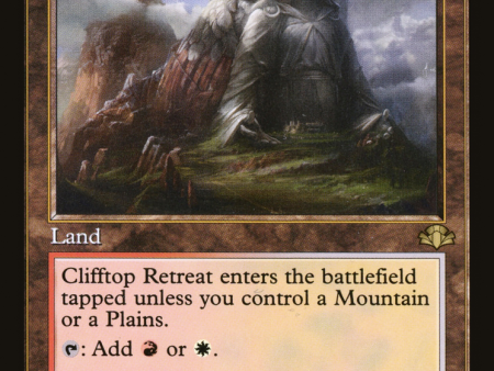 Clifftop Retreat (Retro) [Dominaria Remastered] For Sale