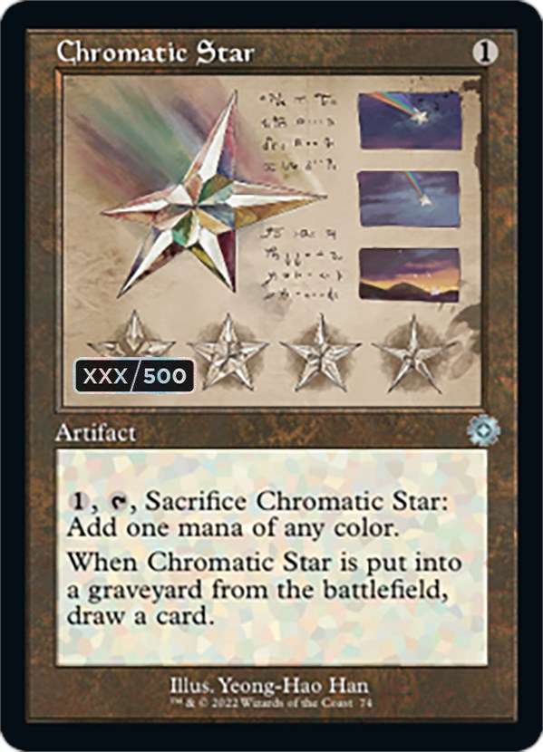 Chromatic Star (Retro Schematic) (Serialized) [The Brothers  War Retro Artifacts] Discount