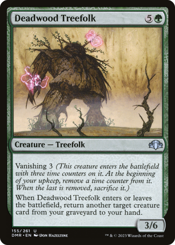 Deadwood Treefolk [Dominaria Remastered] on Sale