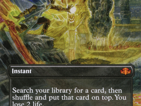 Vampiric Tutor (Borderless Alternate Art) [Dominaria Remastered] For Discount