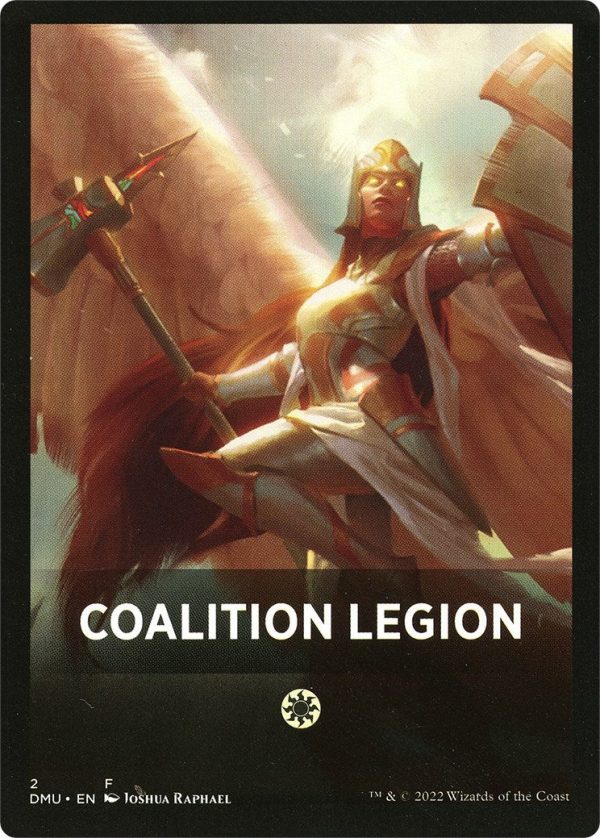 Coalition Legion Theme Card [Dominaria United Tokens] Online Sale